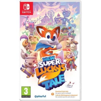 JUST FOR GAMES New Super Lucky Tale Code in a box Nintendo Switch 