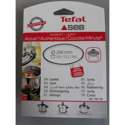 SEB Joint de couvercle 10-18l aluminium cocotte-minute 790138, tefal