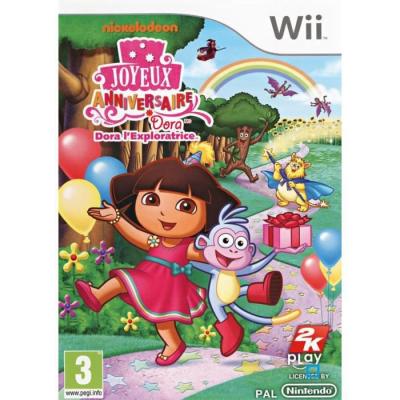 JOYEUX ANNIVERSAIRE DORA L'EXPLORATRICE / Jeu Wii