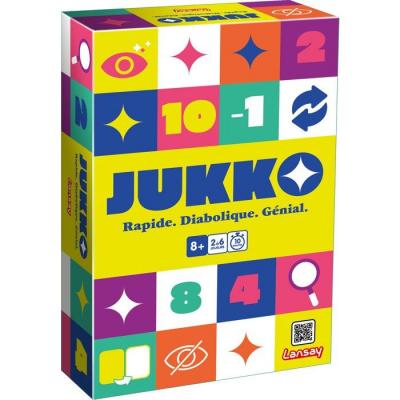 LANSAY JUKKO Jeu de cartes rapide 2-6 joueurs jaune