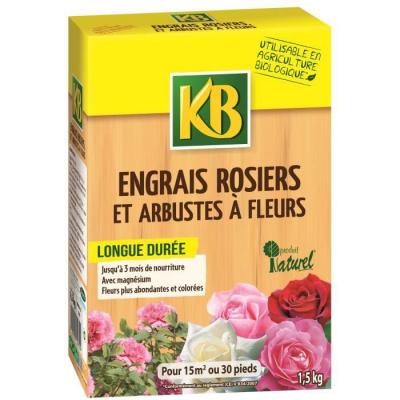 KB Engrais pour rosiers et arbustes &agrave; fleurs  1,5kg
