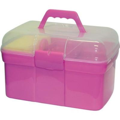 KERBL  Chevaux Coffre de Pansage Complet pour Enfants Rose