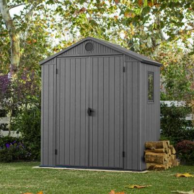 KETER Abri de jardin Darwin 64 gris  - Grey