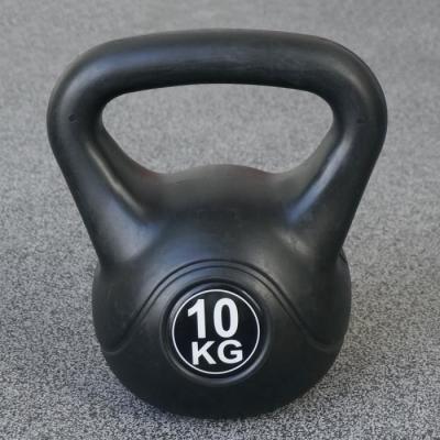 VIVOL Kettlebell pour l'int&eacute;rieur et l'ext&eacute;rieur - Plastique - Noir - 10 kg