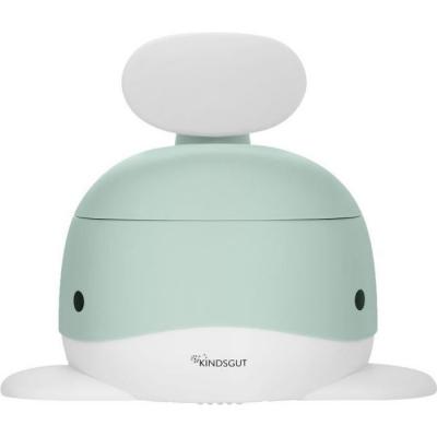 KINDSGUT Pot pour b&eacute;b&eacute; baleine - vert menthe bleu