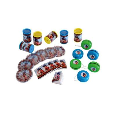 AMSCAN  24 jouets Miraculous Ladybug Id&eacute;al garnir pinata cadeaux anniversaire enfant