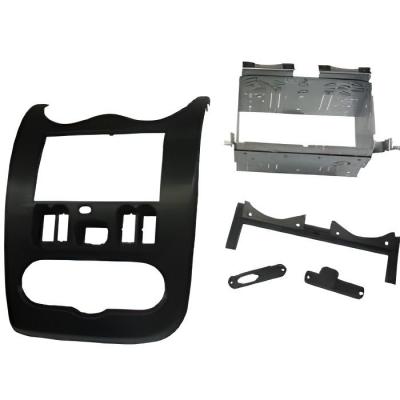 ADNAUTO Kit 2Din compatible avec Dacia Duster Sandero 08-13 - Marron Sienna Shiny