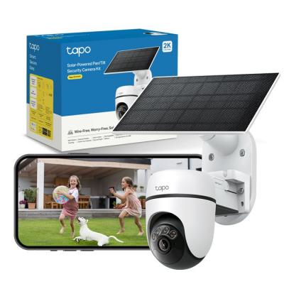 TP LINK Kit Cam&eacute;ra WiFi solaire - Tapo C610 - Rotation 360&deg; - Vision nocturne couleur - Batterie 6700mAh
