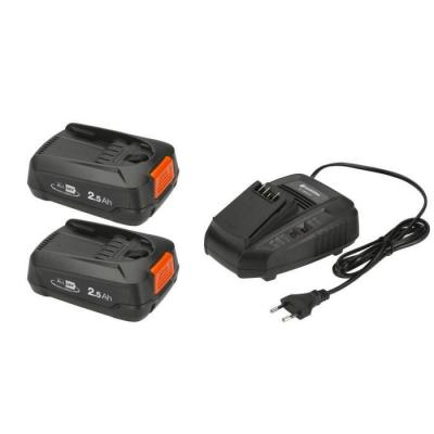 GARDENA  starter-kit p4a 2 x pba 18v/45 2,5 ah + al 1830 cv