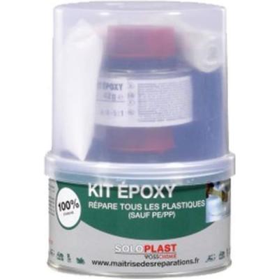 SOLOPLAST  F25893 Kit de R&eacute;paration pour &eacute;poxy/polyester/t&ocirc;les