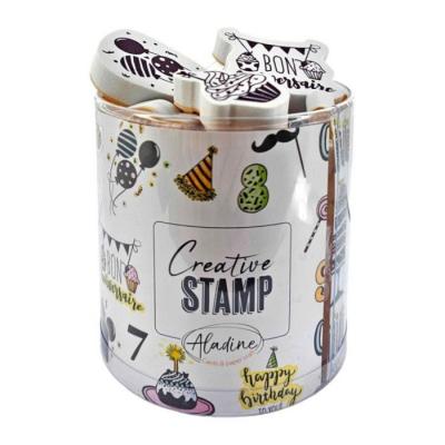  Aladine Stampo Scrap - Anniversaire (violet)