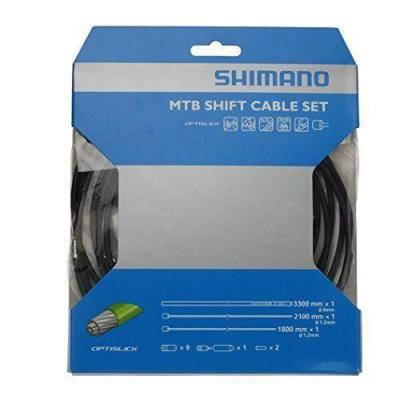 SHIMANO Jeu de c&acirc;bles / housses de rechange  MTB Optislick SP41 noir