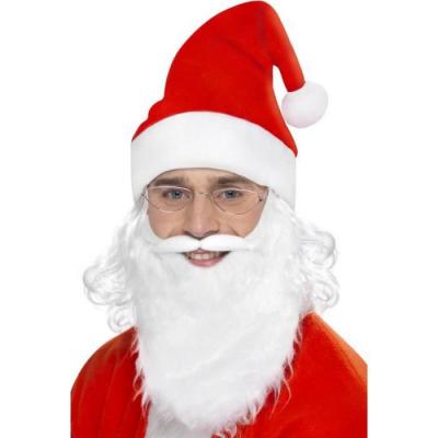 GENERIQUE Kit p&egrave;re no&euml;l - SMIFFY'S - Taille Unique - Enfant - Rouge - Synth&eacute;tique