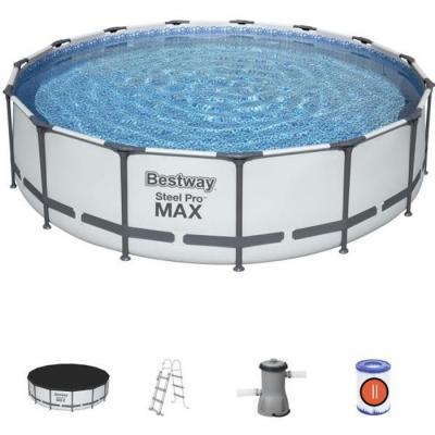 BESTWAY Kit piscine  STEEL PRO MAX ronde &Oslash;457x107cm