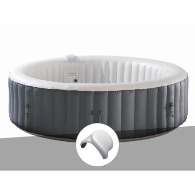 INFINITE SPA Kit spa gonflable  Xtra rond Bulles 8 places + 2 appuie-t&ecirc;tes