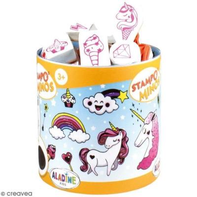 ALADINE Kit Stampo Minos - Licorne - 19 pcs -  - couleur variant