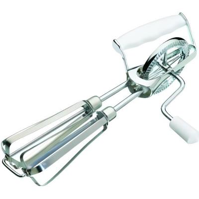 KITCHEN CRAFT  - Batteur Manuel &agrave; Manivelle, Acier Inoxydable/Plastique, 25 cm