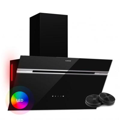 KLARSTEIN  alina hotte aspirante d&eacute;corative de cuisine 70 cm 600 m&sup3;h silencieuse cee a noir