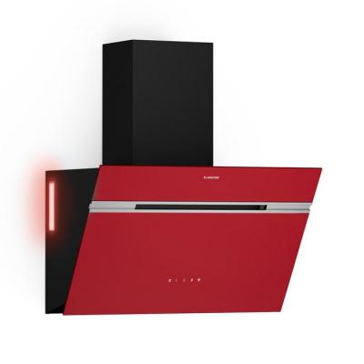 KLARSTEIN  alina hotte aspirante d&eacute;corative 60 cm 600 m&sup3;h silencieuse air &eacute;vacu&eacute;recycl&eacute; cee a rouge 