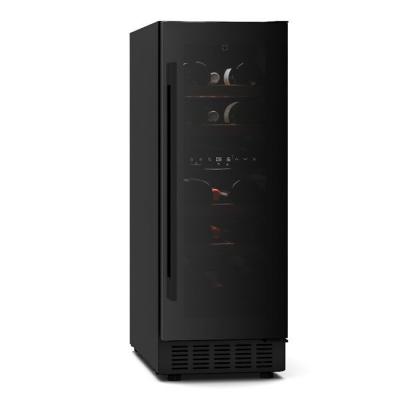  Klarstein velaire cave &agrave; vin encastr&eacute;e moderne &eacute;l&eacute;gante protection uv deux zones 17 bouteilles noir 