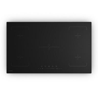 KLARSTEIN  velaire plaque de cuisson &agrave; induction minimaliste puissante 5 zones 7200 w 90 cm noir