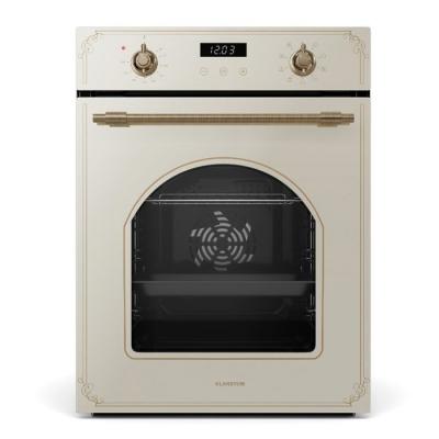 KLARSTEIN  elizabeth slim four multifonction encastrable 45 cm 49 l nettoyage facile beige 