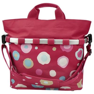 KLICKFIX Sacoche de porte bagage  bikebasket oval m funky