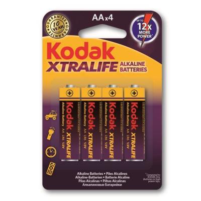 KODAK  - Piles - XTRALIFE Alcaline - AA / LR06 - pack de 4