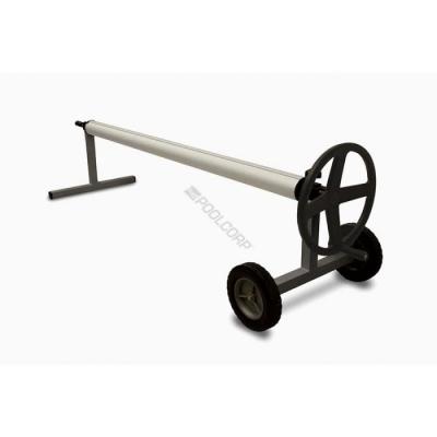 KOKIDO Enrouleur kalu en inox pour b&acirc;che &eacute;t&eacute; de piscine 5 par 10 maxi.
