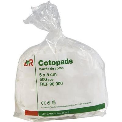 VELPEAU L&R Cotopads Carr&eacute;s de Coton Non St&eacute;rile 5 x 5cm 500 pi&egrave;ces 