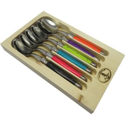 Coffret 6 cuilleres cafe tonic mix dubost colas pradel loo60301ton