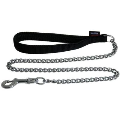MARTIN SELLIER Laisse pour chien  Cha&icirc;ne forte en nylon noir 