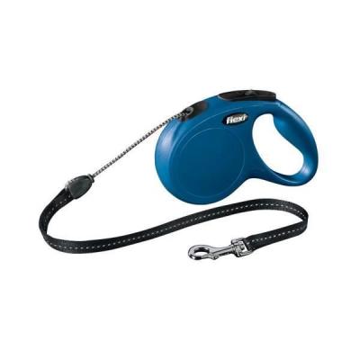 Laisse &agrave; enrouleur r&eacute;tractable Flexi Classic Corde pour chien