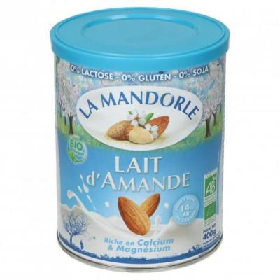 LA MANDORLE  Boisson Instantan&eacute;e en Poudre Lait d'Amande Bio 400g
