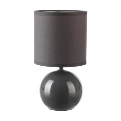 ATMOSPHERA Lampe en C&eacute;ramique Pied Boule Gris brillant