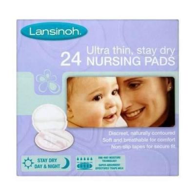 LANSINOH Coussinets d'Allaitement Jetables - Boite de 24