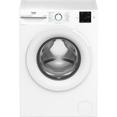 BEKO Lave-linge hublot LLFT310411 - 10 kg - L60cm - 1400 trs/min - Classe A - Blanc