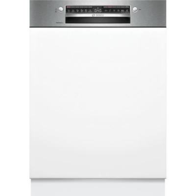 BOSCH  S&eacute;rie 6 Lave-vaisselle encastrable avec bandeau 60 cm Acier bross&eacute; SMI6ZCS10E