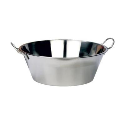 LE PRATIQUE  Bassine inox 2 anses diam. 38 cm 9L