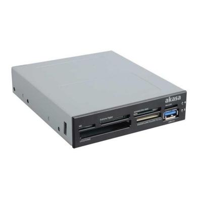 AKASA  AK-ICR-07U3 Lecteur de cartes m&eacute;dia &agrave; 6 slots avec port USB 3.0