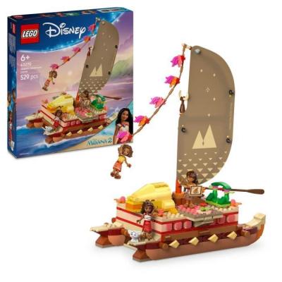 LEGO&reg; Disney 43270 Le bateau d&rsquo;aventure de Vaiana 