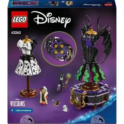 LEGO ǀ Disney Villains 43262 Les Robes de Mal&eacute;fique et Cruella D&rsquo;Enfer - Jeu fille 9 ans 