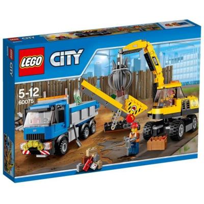 LEGO&reg; City 60075 L'Excavatrice et Le Camion