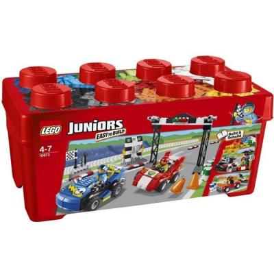 LEGO&reg; Juniors 10673 La Grande Bo&icirc;te du Rallye Auto - 350 pi&egrave;ces