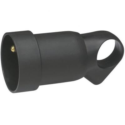 LEGRAND  Fiche femelle Annela - 2 phases + terre - noir