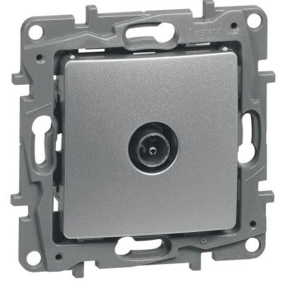 LEGRAND  LEG96678 Prise TV M&acirc;le argent Niloe
