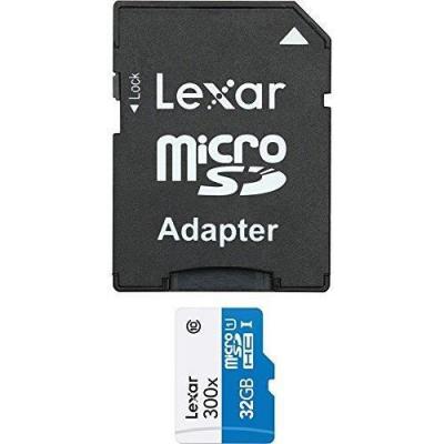 LEXAR  carte micro-sdhc 32 go class 10 300x avec adaptateur / lecteur de carte 