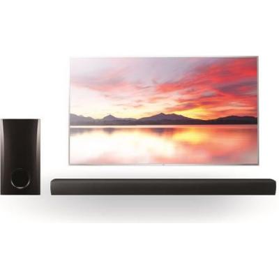 LG  MUSIC flow SH2 - Syst&egrave;me de barre audio - pour home cin&eacute;ma - Canal 2.1 - sans fil - Bluetooth - 100 watt (Totale) 