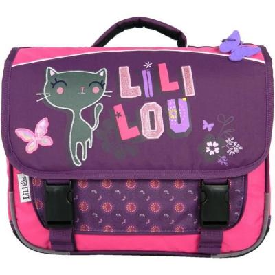 BAG LILILOU Cartable 38 cm Prune Enfant