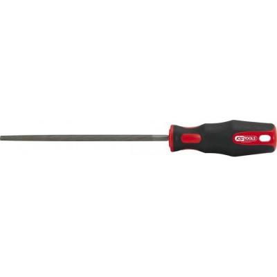 KS TOOLS  - 157.0215 - Lime ronde douce emmanch&eacute;e, L.200 mm - Poign&eacute;e bi-mati&egrave;re
